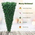 thumbnail image 6 of Gymax 7ft Artificial Upside Down Christmas Tree Holiday Decoration w/ Metal Stand, 6 of 10