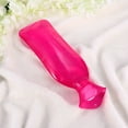 thumbnail image 3 of Thermoplastic PVC Transparent Hot Water Bottle Bag Heat Cold Therapy Hot Water Sack (Transparent-Pink), 3 of 7