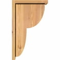 thumbnail image 3 of 7 1/2"W x 12"D x 20"H Crestline Smooth Corbel w/Backplate, Western Red Cedar, 3 of 9