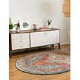 thumbnail image 4 of Unique Loom Isabella Collection Area Rug - Rossellini (7' 10" x 10' Oval Rust Red/Beige), 4 of 8
