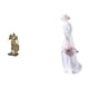 thumbnail image 1 of Figura De Caballero Nórdico De Resina Y Figura Femenina De Porcelana. Escultura De Arte Abstracto. Estatua Moderna De Niña. Adorno Para Escritorio, Armario, Estantería De Oficina O Entrada., 1 of 8