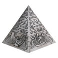 thumbnail image 2 of Abbracc Pyramides de Repère en Métal Vintage Figurine Modèle Architecture Statue Souvenir Gris, 2 of 7