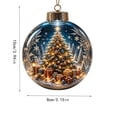 thumbnail image 6 of Clearance Clear Christmas Tree Balls 3.15 Inch, Lighted Christmas Tree Scene Ornament, Glowing Acrylic Tree Bulb for Home, Christmas Gift, 6 of 6