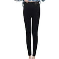 thumbnail image 3 of Calzoncillos para Mujer Gibobby Leggings de lana de terciopelo gruesos Negro M, 3 of 5