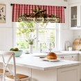 thumbnail image 2 of AshasdS Farmhouse Bless Our Home Window Valance Rustic Country Curtain Valance Decorative Kitchen Home Decor, 2 of 5