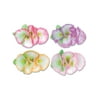 Morning Glory Hair Clips (asstd colors) Party Accessory (1 count) (1/Pkg)