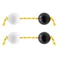 thumbnail image 1 of African Shaker Rattle Musical Instrument, Double Gourd Kashaka Ball Rhythm Percussion, Fingertip Hand Shaker Set for Adults & Kids, 4 Balls Pair, Adjustable Rope, 1 of 8