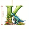 thumbnail image 1 of Colgante acrílico navideño de dinosaurio con 26 letras, 1 of 2