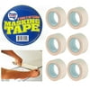 "6 Rolls Masking Tape 2"" X 20yd Painting Wall Paint Multi Surface General Purpose"