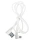 thumbnail image 4 of BRIGHTFUFU 1M cable USB de ángulo recto trenzado USB 2.4 A a 90 grados cable de datos Cable de cargador para teléfono universal Android (blanco), 4 of 8