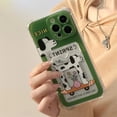 thumbnail image 4 of Funda de teléfono transparente con Soporte para tarjeta de cachorro de dibujos animados lindo para iPhone 15, 14, 13, 12, 11 Pro Max, XS, X, 8, 7 Plus, cubierta de ranura de arcoíris de flores, 4 of 5