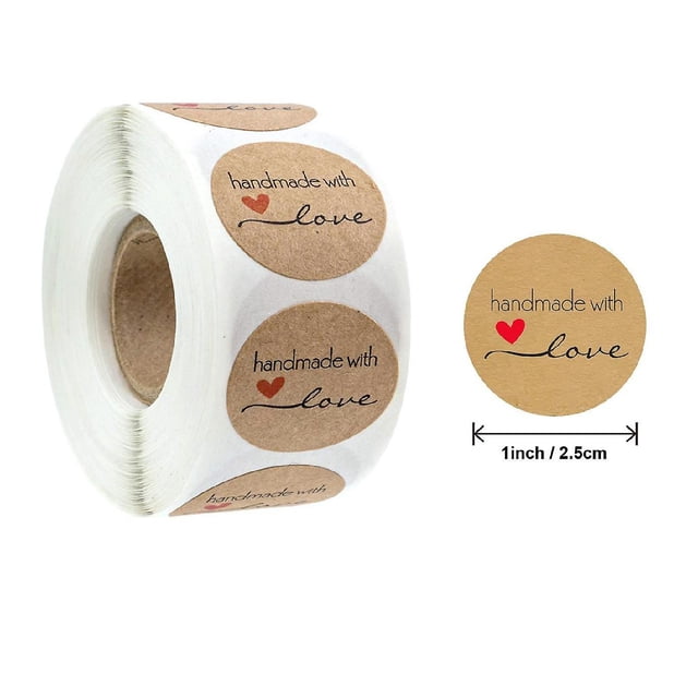 Jam And Jelly Jar Labels, Canning Labels For Mason Jars And More(2" Round 500/roll) With Lines For Writing- Jar Labels Homemade Jam, Jelly, And Moreb