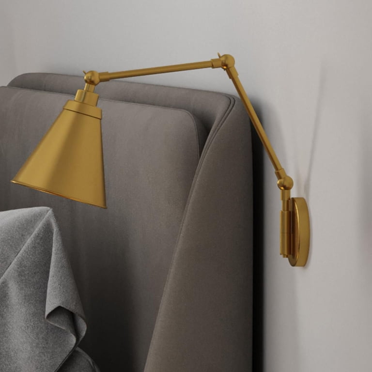 Avec Brynlee Champagne Bronze Swing Arm Wall Sconce photo 2