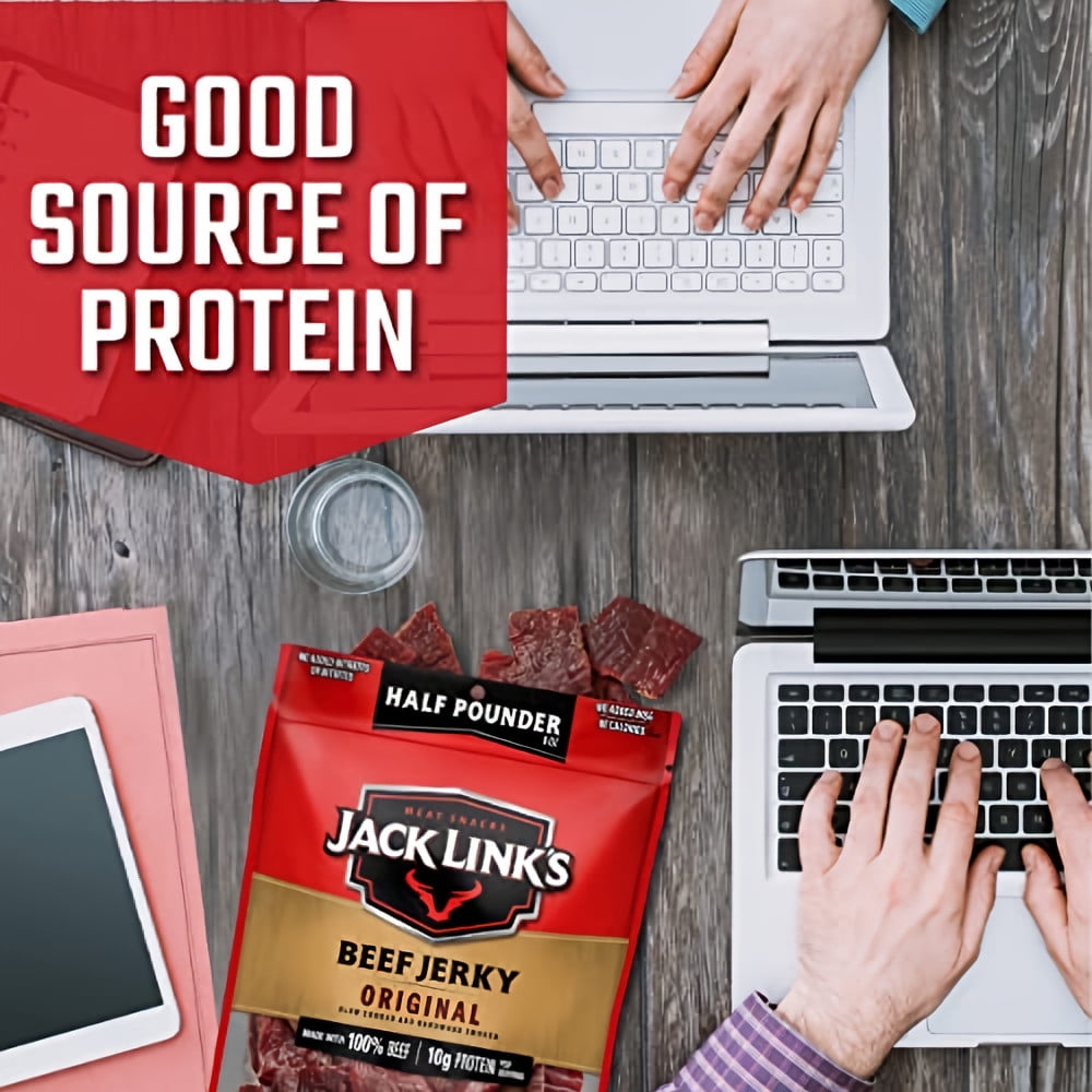 Jack Link's Original Beef Jerky Mega Pack, 8 Oz. (Pack of 24)