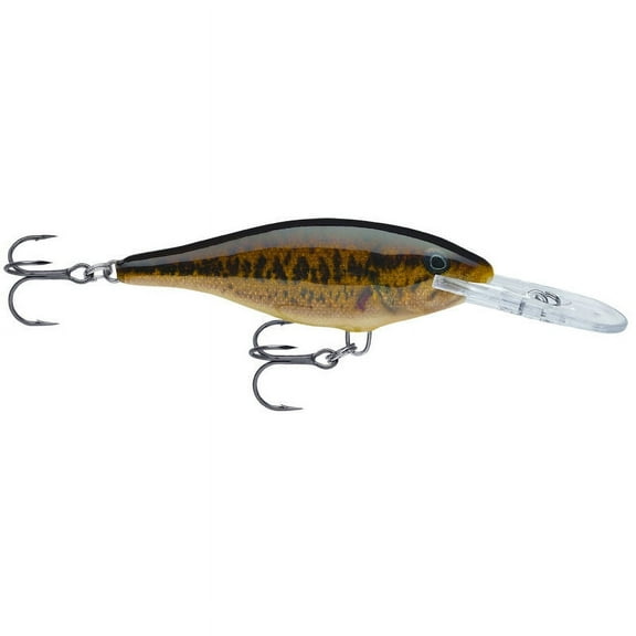 Rapala Shad Rap 07 Crankbiat Fishing Lure 2.75" 5/16 oz Live Smallmouth Bass