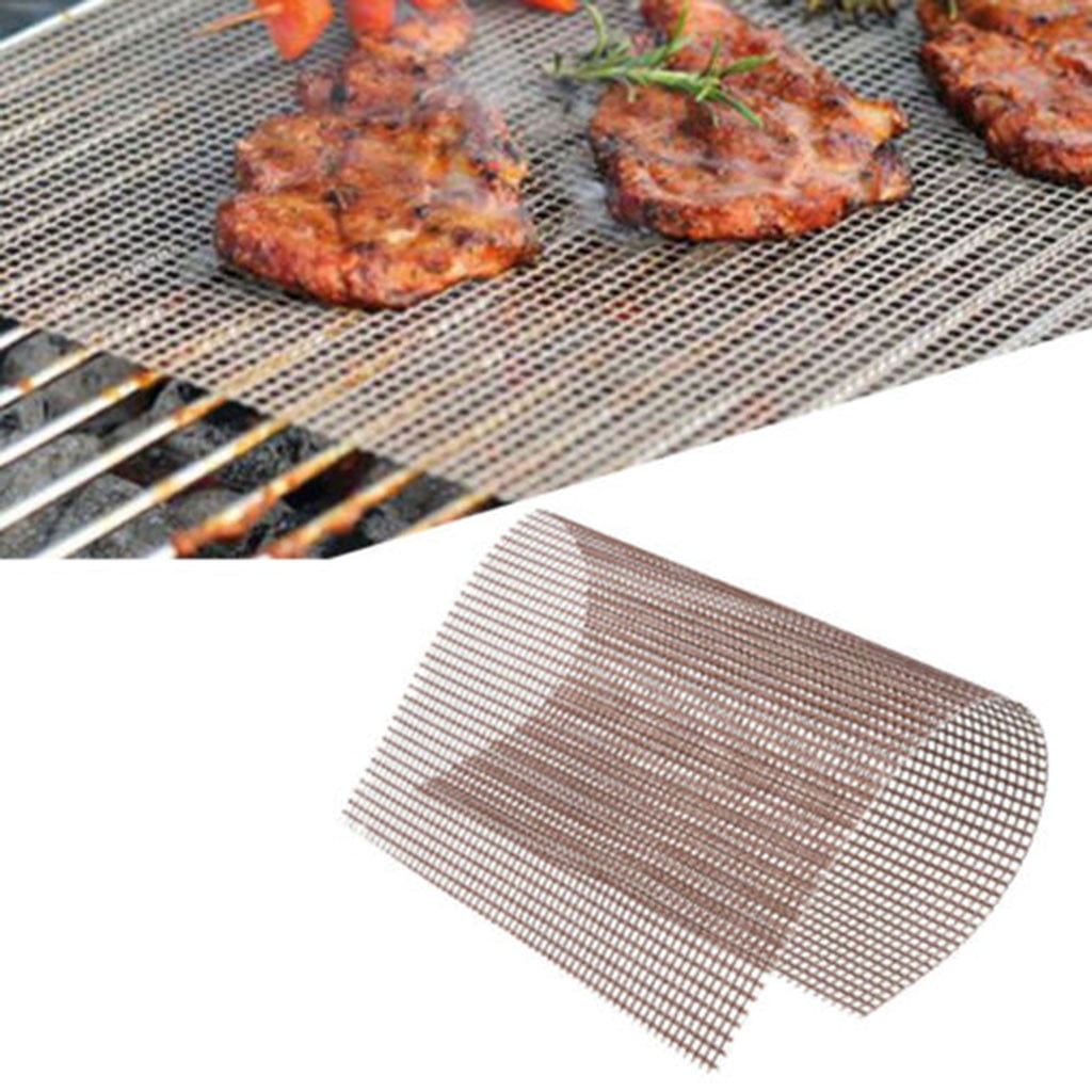 Details about   BBQ Grill Mesh Non-Stick Grilling Mats Barbecue Bake Meat Cooking Baking Reusabl 