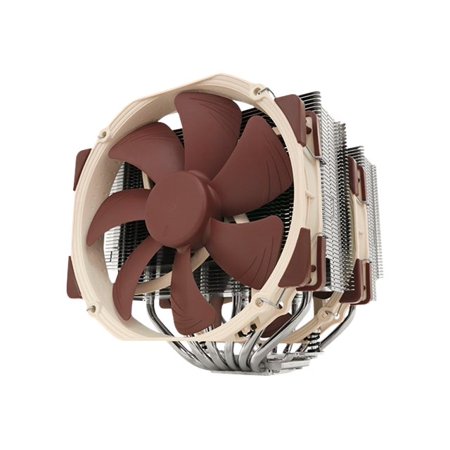 Noctua NH-D15 - Processor cooler - (for: LGA1156, AM2, AM2+, AM3, LGA1155, AM3+, LGA2011, FM1, FM2, LGA1150, FM2+, LGA1151, LGA2011-3 (Square ILM), AM4, LGA2066, LGA1200) - aluminum with copper base - 140 mm