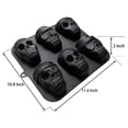thumbnail image 3 of Molde de silicona para tartas con forma de calavera Molde para tartas con forma de calavera Molde para hornear para tartas con forma de calavera pirata, 3 of 3
