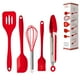 thumbnail image 1 of Espatulas de Cocina Kit Ecomlab Utensilios de Silicona Rojo, 1 of 7