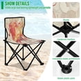 thumbnail image 4 of BZSMCE Camping Chairs Modern The Horse Of Flames Pattern Folding chair, 4 of 8