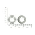 thumbnail image 4 of Grommet, Nickel Plate, Solid Brass-LL (100 sets per bag), Multiple Sizes, 4 of 9