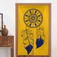 thumbnail image 2 of Doorway Drape Split Curtains, Dreamcatcher Ritual Room Divider Privacy Door Curtains, 34" x 56", 2 of 6