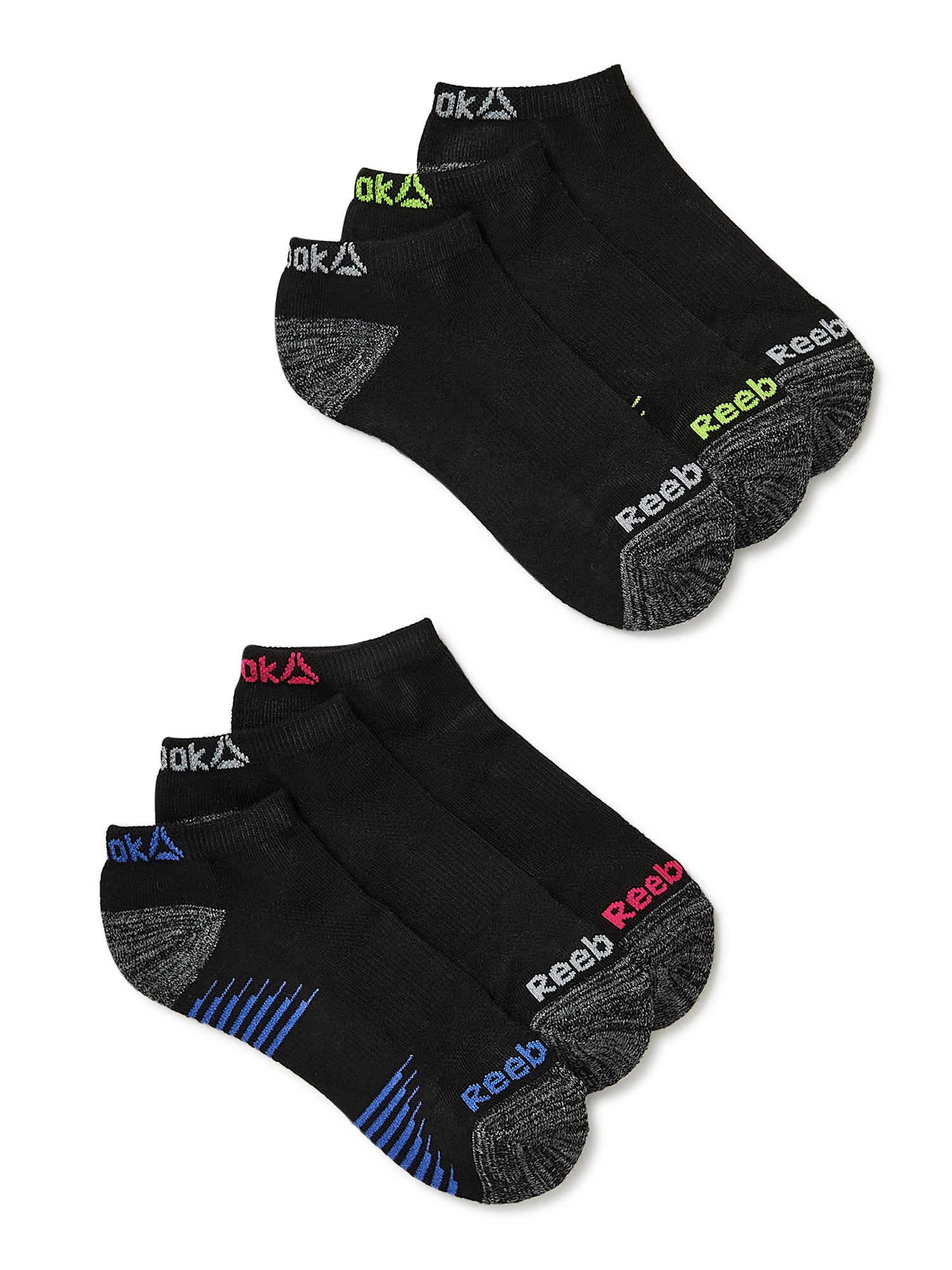 Reebok Women’s Athletic Socks Performance Low Cut Socks 6 Pack 