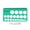 Green, variant on Double Side Silicone Nipple Rulers with Flange Gauges set For Breast Pump Sizing In Centimeters & Inches For New Mom