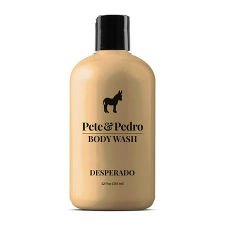 Pete & Pedro DESPERADO BODY WASH - Rum & Tobacco Activated Charcoal  12 oz.