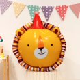 thumbnail image 3 of Set de globos de aluminio CSTYWC con cabeza de animal, león, oso, mono y gato, x4, 3 of 5