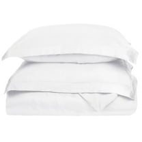 Superior Egyptian Cotton Duvet Cover Set, Full/ Queen, White