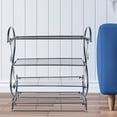 thumbnail image 4 of MONIPA Shoe Rack, 4-Tier Metal Shoe Organizer Storage Shelf Outdoor Hold 12-15 Pairs of Shoes for Closets, Hallway, and Entryway, 4 of 9
