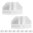 thumbnail image 3 of ColoMX Conectores de estantería de cubos de alambre - 15 piezas Conectores de almacenamiento de armario de alambre de plástico para organizador de almacenamiento modular Estantería cúbica Blanco, 3 of 7