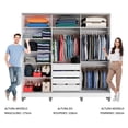 thumbnail image 4 of Ropero Closet Madesa Royale 3 Puertas 3 Espejo B CP, 4 of 5