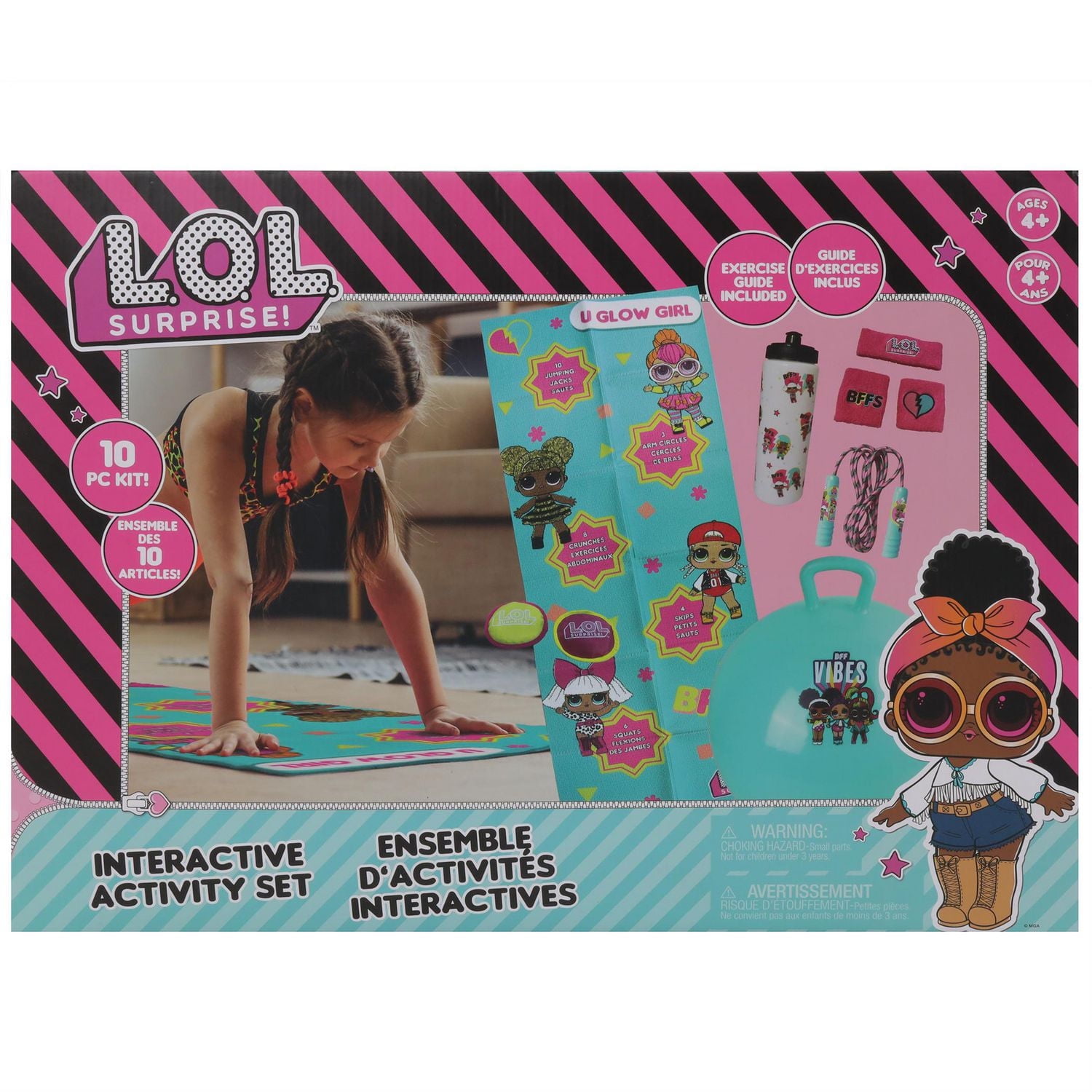 L.O.L Surprise Interactive Activity Set - 10 pc Fitness Kit