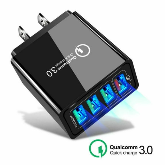USB C Wall Charger,65W Fast Charger 2 Pcs,6 Port Power Adapter,Suitable for Multi-model Mobile Phones,Tablets,Computers