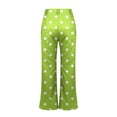 thumbnail image 2 of frariair Jeans for Women Trendy Wide Leg Pants For Women High Waisted Flower Patterned Pants Lightweight And Loose Casual Colorful Fashion Clothing, 2 of 5