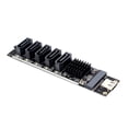 thumbnail image 3 of Tarjeta Adaptadora Tipo C A SATA 3 0 5 Puertos 6Gbps Expansión Chip JM575+JMS580, 3 of 5