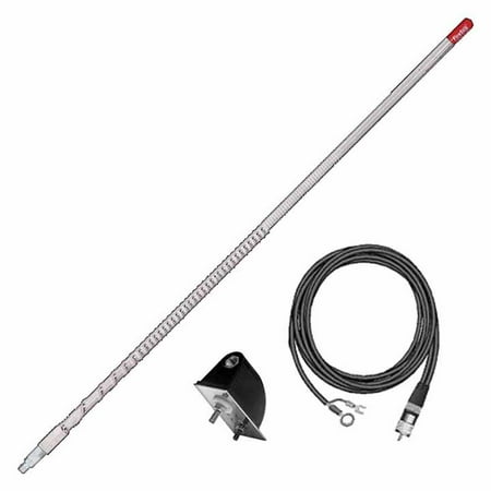 Firestik LG3M2-W 3-Foot Firefly Cb No Ground Plane Antenna Kit White
