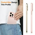 thumbnail image 5 of JETech Upgraded Slim (0.85 mm Thin) Case for iPhone 13 Pro Max 6.7-Inch, Camera Lens Cover Full Protection, Ultra Thin Lightweight Matte Hard PC, Support Wireless Charging (Pink), 5 of 7