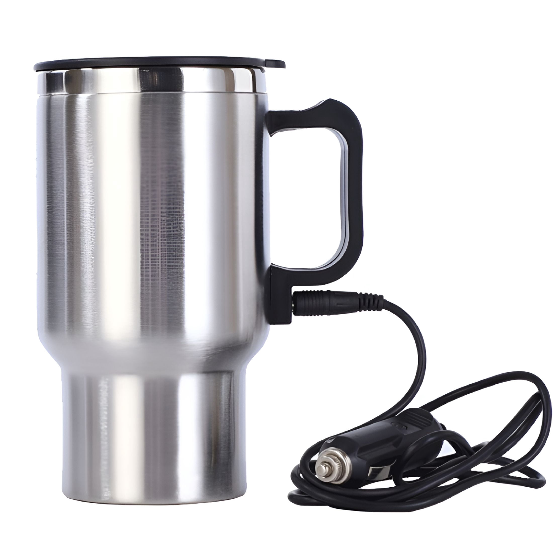 HIBIBUD 2026 New Car Electric Kettle: 12V Portable Water Boiler Heated Travel,Multiple Temperature with 304 Stainless Steel Dry Burn Protection