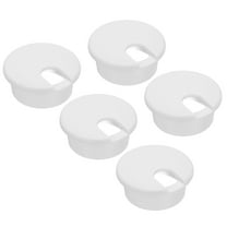 5 Pcs Desk Grommet 1.5 Inch,ABS Plastic Round Desk Hole Cover,38mm,White