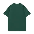 thumbnail image 4 of USNSM Men's Ultra Soft T-Shirt Curve Hem Lightweight Breathable Comfortable Cooling Short Sleeve Casual Basic Tee Shirt Green L, 4 of 8