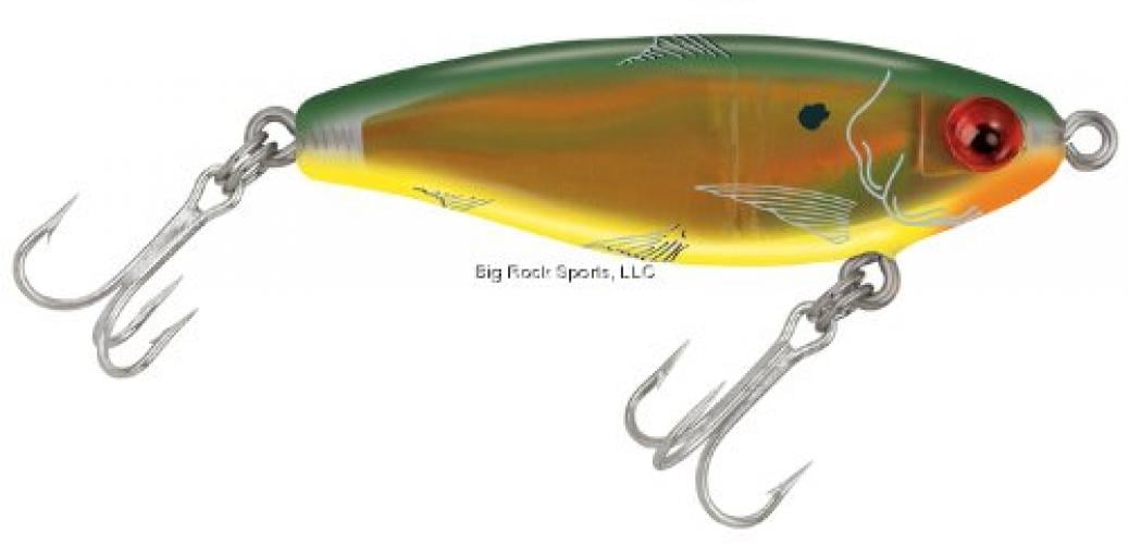 2-5/8-Inch Electric Blue Back/Pearl Belly MirrOLure MirrOdine Lure 