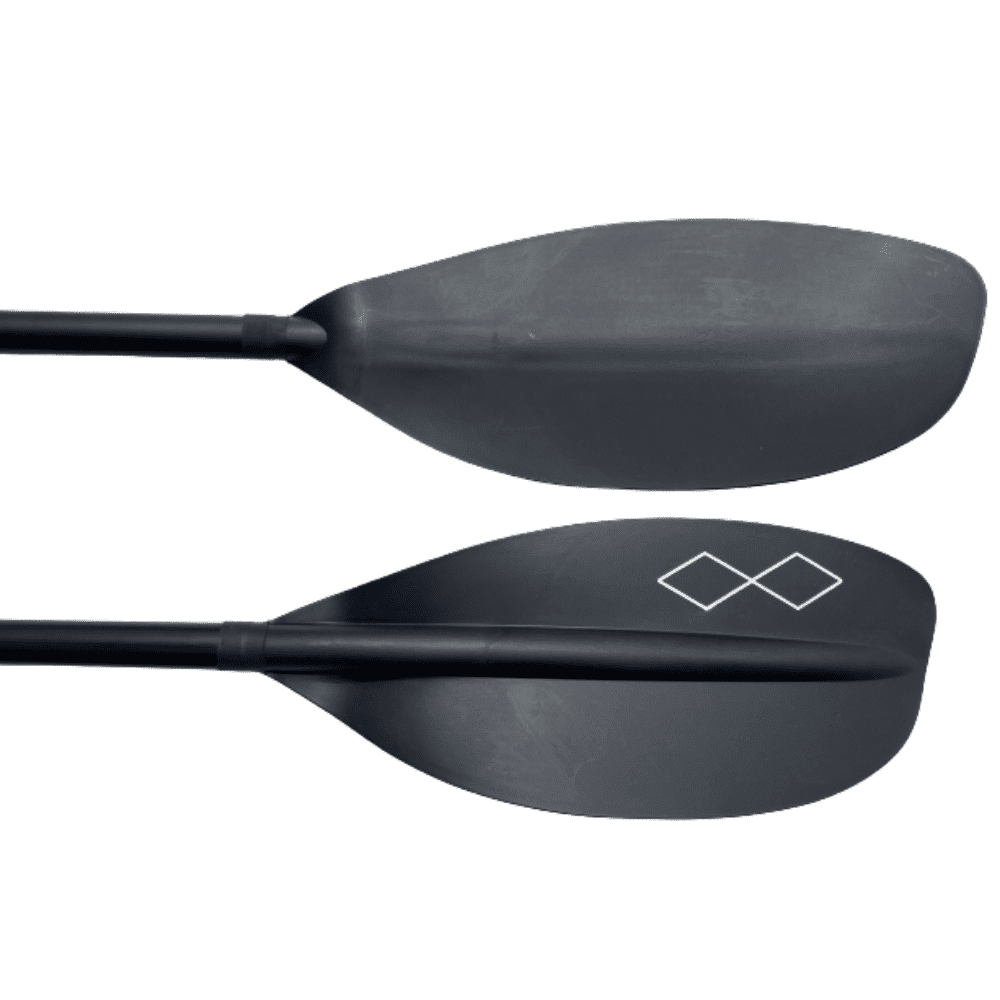 Diamond Lite LeverLock Adjustable Carbon Blend 2-Piece Kayak Paddle, Adjustable Length and Feathering Angle