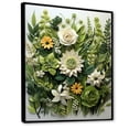 thumbnail image 2 of Designart "Dream Of Blossoming Herbs" Herbs Floater Framed Wall Decor, 2 of 5
