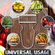 thumbnail image 4 of Peladores de verduras para cocina Peladores de patatas - Pelador de cocina de acero inoxidable Pelador de patatas Pelador de zanahorias de acero inoxidable - Fruta, 4 of 5