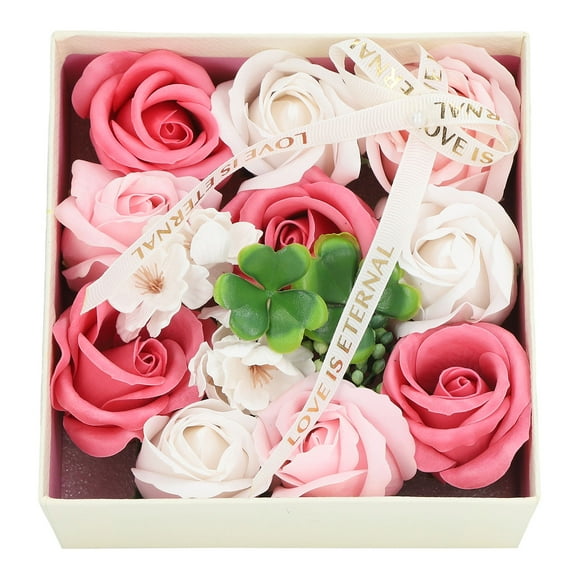 Jabón de Flores de Rosa BuyWeek Caja de Regalo
