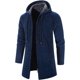 thumbnail image 2 of chamarra con capucha para hombre, con cierre, forro polar, abrigada con forro de sherpa, para invierno, gabardina con bolsillo, 2 of 11