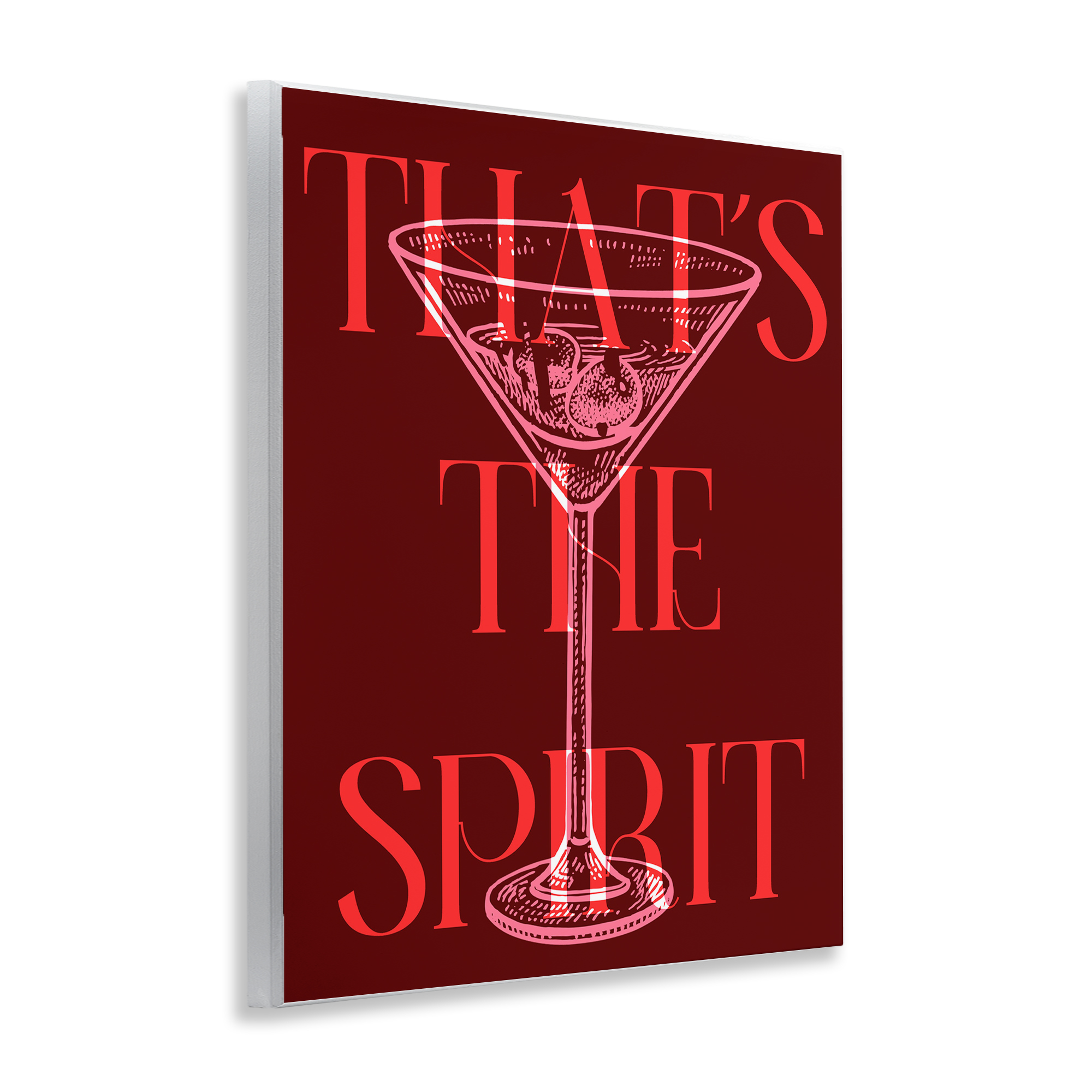 Stupell Industries That's The Spirit Martini Food & Beverage Painting Unframed Art Print Wall Art, 11 x 14